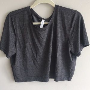 Lululemon crop top - gray - new without tags